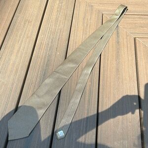 JIM‎ THOMPSON 100% Silk Pinstriped Printed Tie